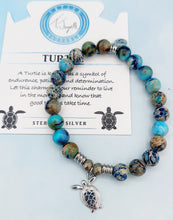 Load image into Gallery viewer, "Turtle" (Cut Out) Silver Charm Bracelet- TJazelle