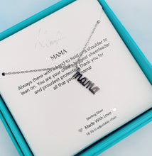 Load image into Gallery viewer, MAMA Silver TJazelle Necklace