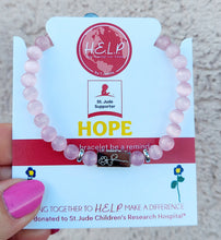 Load image into Gallery viewer, St. Jude Flower Bar Bracelet - TJazelle Help Collection