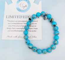 Load image into Gallery viewer, Ocean Blue Shell Stacker TJazelle Bracelet *Store Exclusive*