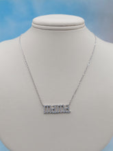 Load image into Gallery viewer, CZ MAMA Necklace- Sterling Silver