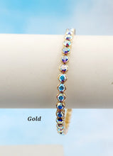Load image into Gallery viewer, Crystal AB Rhinestone Flexible &amp; Stackable Bangle Bracelet