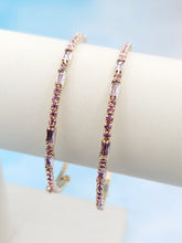 Load image into Gallery viewer, Stackable Cz/ Rhinestones Mixed Flexible Bracelet