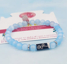 Load image into Gallery viewer, St. Jude Flower Bar Bracelet - TJazelle Help Collection