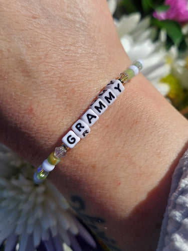 “Grammy” - Little Words Project Bracelet