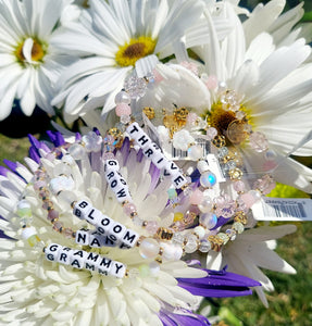 “Bloom" Daisy - Little Words Project Bracelet