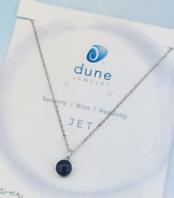 Load image into Gallery viewer, Power Stone  &quot;Jet&quot; Black Necklace - Round