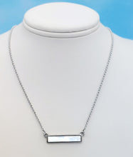 Load image into Gallery viewer, Mother of Pearl Bar Necklace - Luca and Danni
