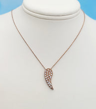 Load image into Gallery viewer, Rose Gold Angel Wing Necklace