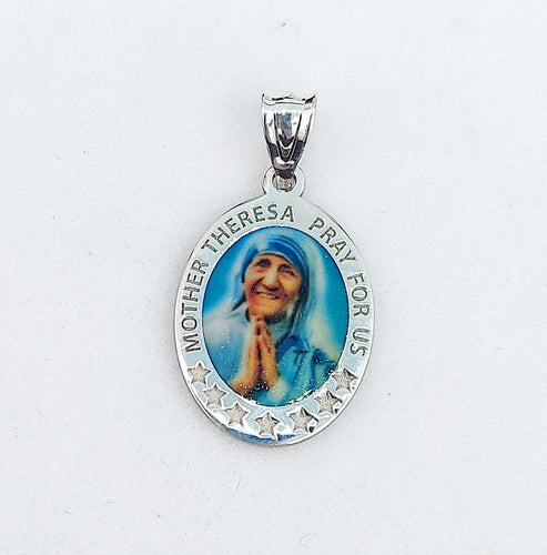 Mother Theresa Oval Pendant