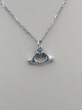 Load image into Gallery viewer, Heart Hands Pendant &amp; 16&quot; Chain