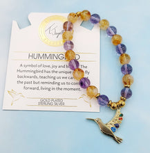 Load image into Gallery viewer, Hummingbird Gold Charm Bracelet - TJazelle
