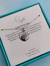 Load image into Gallery viewer, Silver Sand dollar Necklace - TJazelle