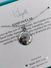 Load image into Gallery viewer, Silver Sand dollar Necklace - TJazelle