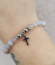 Load image into Gallery viewer, Cross Charm Bracelet - TJazelle HELP Collection
