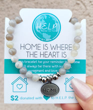 Load image into Gallery viewer, Home Is Where The Heart Is Charm Bracelet - TJazelle HELP Collection