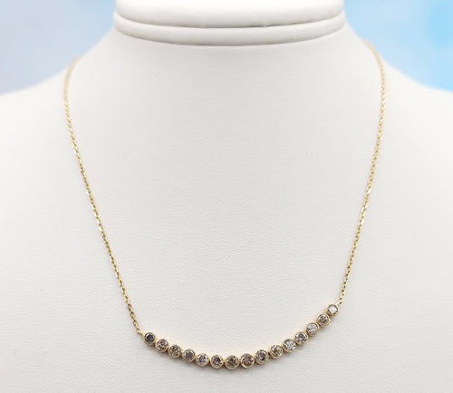 Diamond Layering Necklace - 14K Yellow Gold