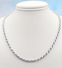 Load image into Gallery viewer, 16” Silver Rope Chain - Sterling Silver