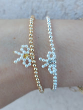 Load image into Gallery viewer, Pearl Bow Gold Filled Bracelet  - Our Whole Heart