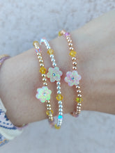 Load image into Gallery viewer, &quot;Opal Flower &amp; Crystals&quot; Beaded Bracelet - Our Whole Heart