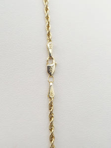 20" Rope Chain - 14K Yellow Gold - Estate
