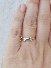 Load image into Gallery viewer, Dog Bone Ring - 14K Yellow Gold
