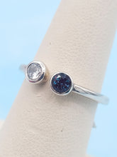 Load image into Gallery viewer, June &amp; April Birthstone Ring - Sterling Silver