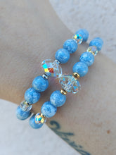 Load image into Gallery viewer, Erin Blue Granite Beaded Bracelet - Stash