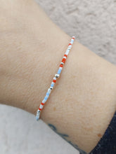 Load image into Gallery viewer, Sailor Stripe Seed Bead Bracelet
