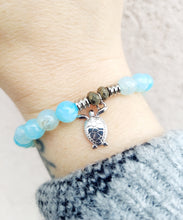 Load image into Gallery viewer, "Turtle" (Cut Out) Silver Charm Bracelet- TJazelle