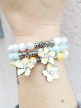Load image into Gallery viewer, Flower of Positivity Silver Charm Bracelet - TJazelle *Retired*