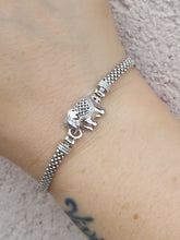 Load image into Gallery viewer, Elephant Fancy Bracelet - Sterling Silver