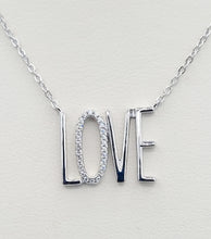 Load image into Gallery viewer, Silver Love Necklace - Sterling Silver