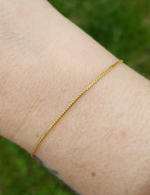 Load image into Gallery viewer, Sparkle Franco Chain Bracelet - 14k Yellow Gold