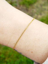 Load image into Gallery viewer, Sparkle Franco Chain Bracelet - 14k Yellow Gold