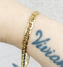 Load image into Gallery viewer, 9" Mariner Link Gold Bracelet - 14K Yellow Gold