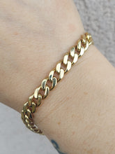 Load image into Gallery viewer, Men's 8" Heavy Cuban Link Bracelet - 14K Yellow Gold