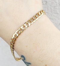 Load image into Gallery viewer, Men’s 9" Cuban Link Gold Bracelet - 14K Yellow Gold