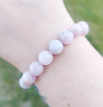 Load image into Gallery viewer, 10mm Kunzite Stretch Bracelet - Marie's Custom Design