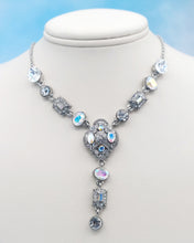 Load image into Gallery viewer, Vintage Art Deco Crystal Y Necklace