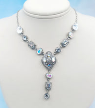 Load image into Gallery viewer, Vintage Art Deco Crystal Y Necklace
