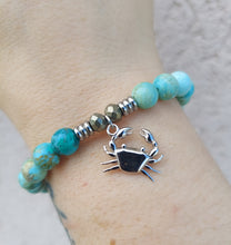 Load image into Gallery viewer, "Crab"Charm Bracelet - Sterling Silver TJazelle