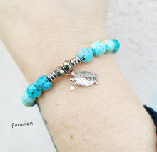 Load image into Gallery viewer, "Turtle" (Cut Out) Silver Charm Bracelet- TJazelle
