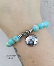 Load image into Gallery viewer, "CZ Sand Dollar" Charm Bracelet - Sterling Silver TJazelle