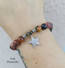 Load image into Gallery viewer, "CZ Starfish" Silver Charm Bracelet - TJazelle