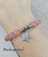Load image into Gallery viewer, "CZ Starfish" Silver Charm Bracelet - TJazelle