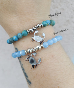 Crab Charm Bracelet - TJazelle HELP