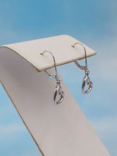 Load image into Gallery viewer, Open Heart Leverback Earrings - Sterling Silver