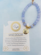 Load image into Gallery viewer, Sand Dollar Gold Charm Bracelet- TJazelle
