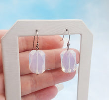 Load image into Gallery viewer, Opal Crystal French Hook Earrings - Sterling Silver